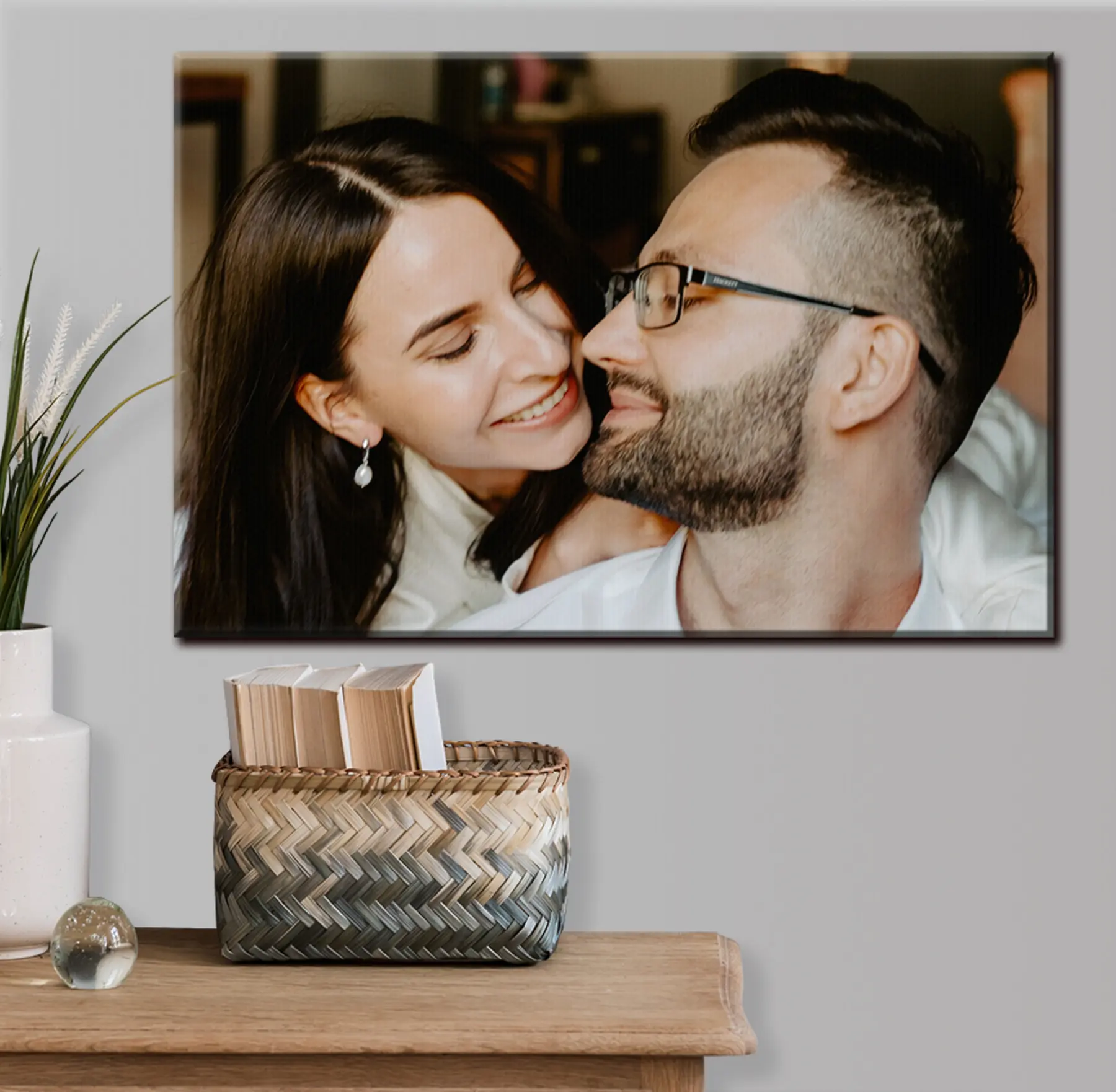 Obraz Nos, úsmev a okuliare s33254