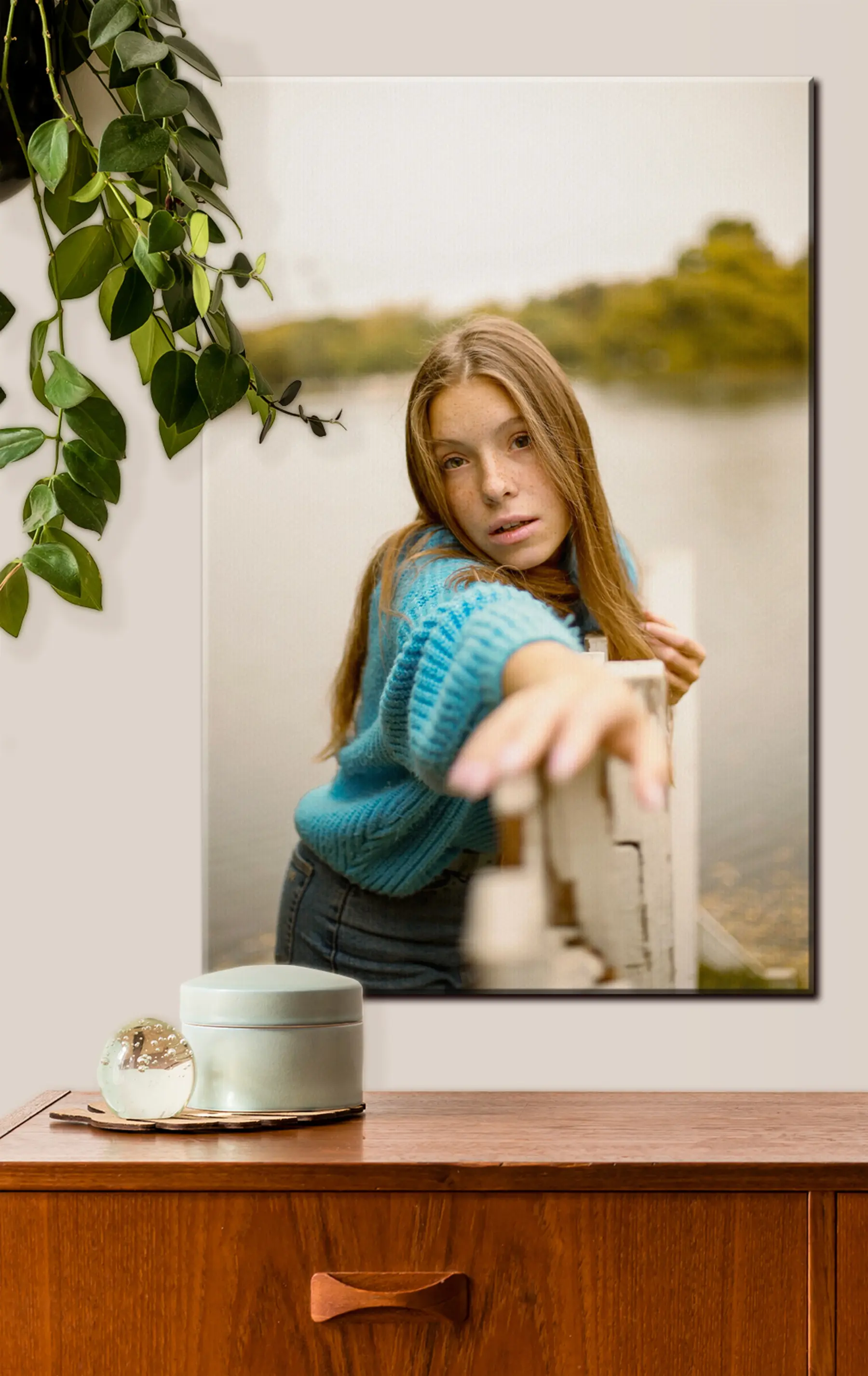 Obraz Fotografovanie vlasov, tváre a blesku s33267