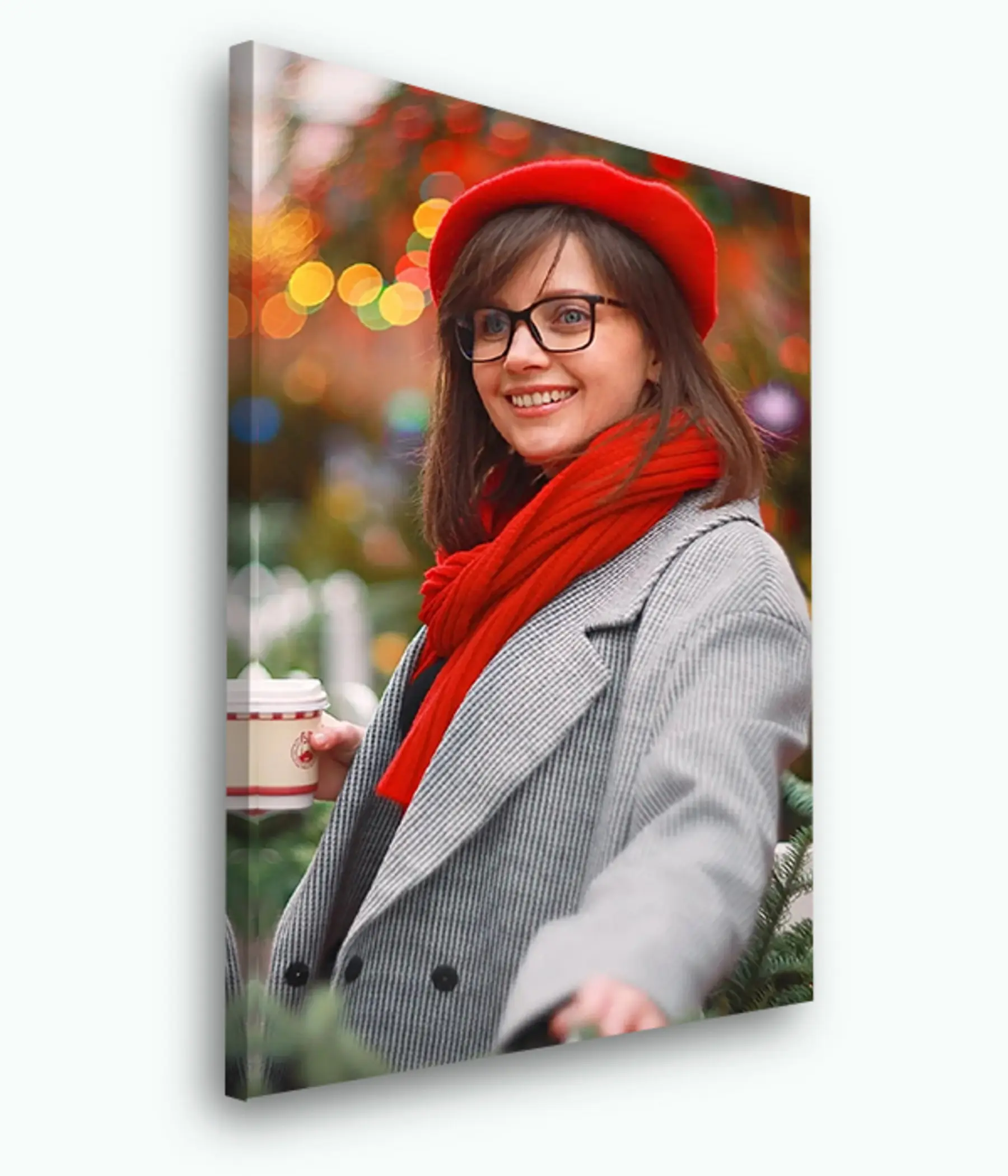 Obraz Okuliare, vrchné oblečenie a úsmev s33287