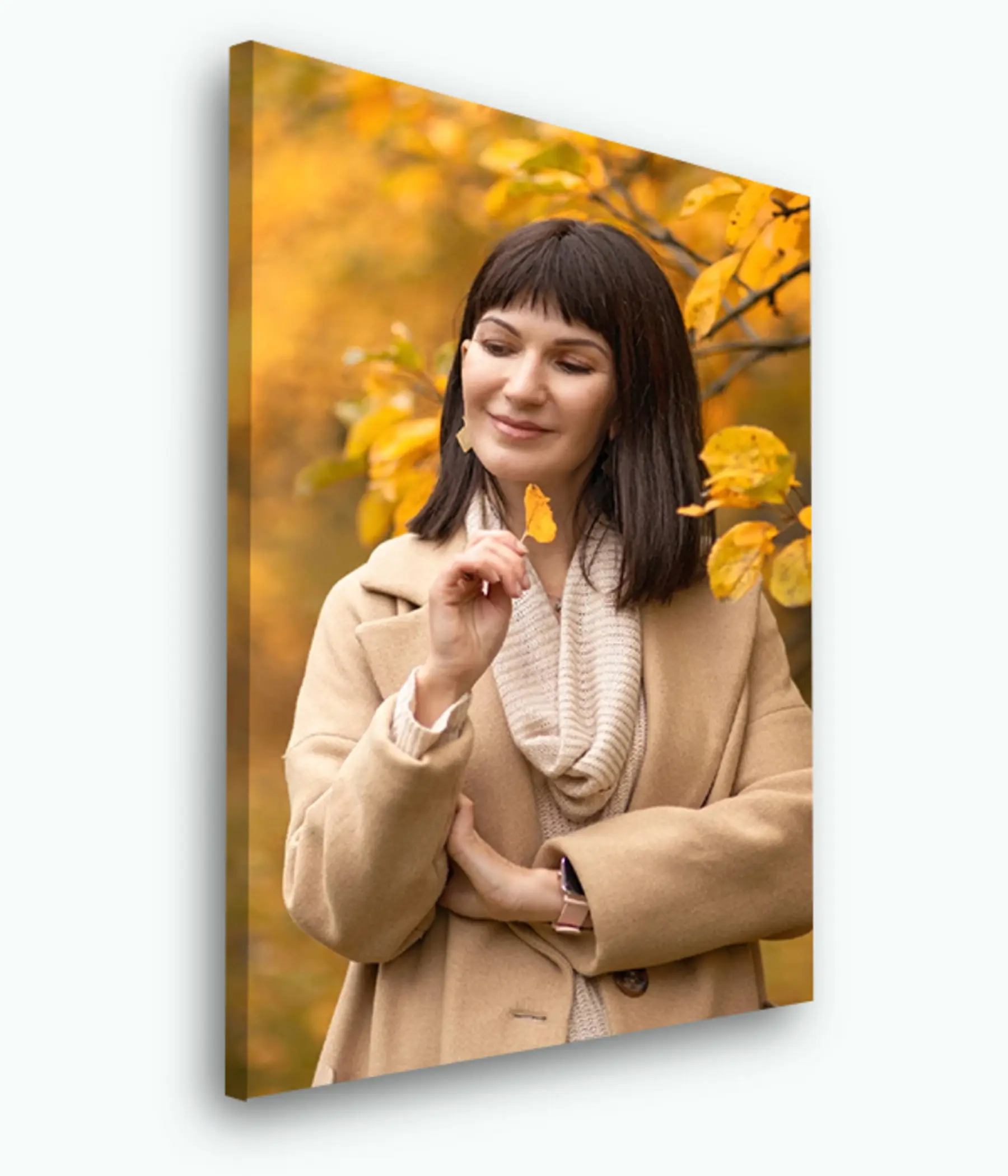 Obraz Úsmev, vrchné oblečenie a rastlina s33290