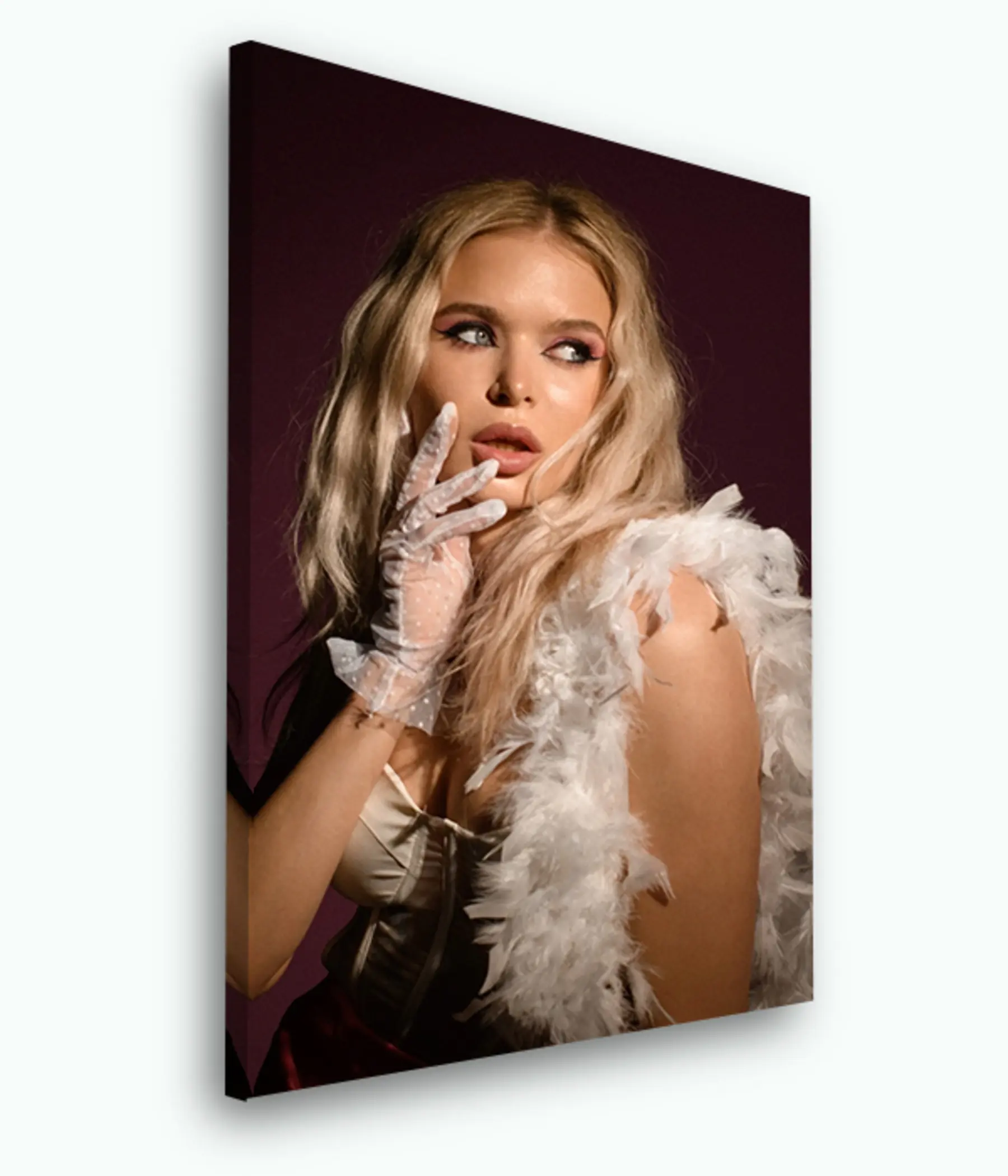 Obraz Vlasy, rúž a šaty s33384