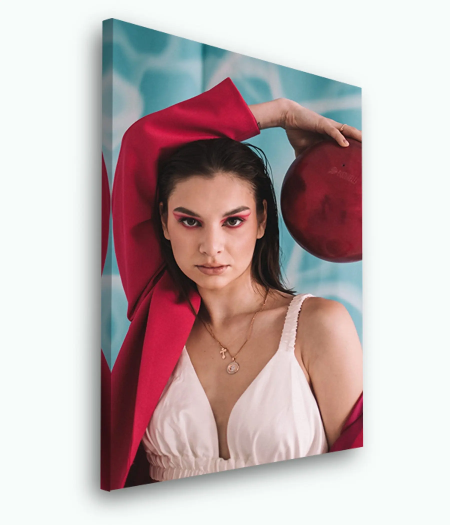 Obraz Fotografia, riasy a rúž s33398