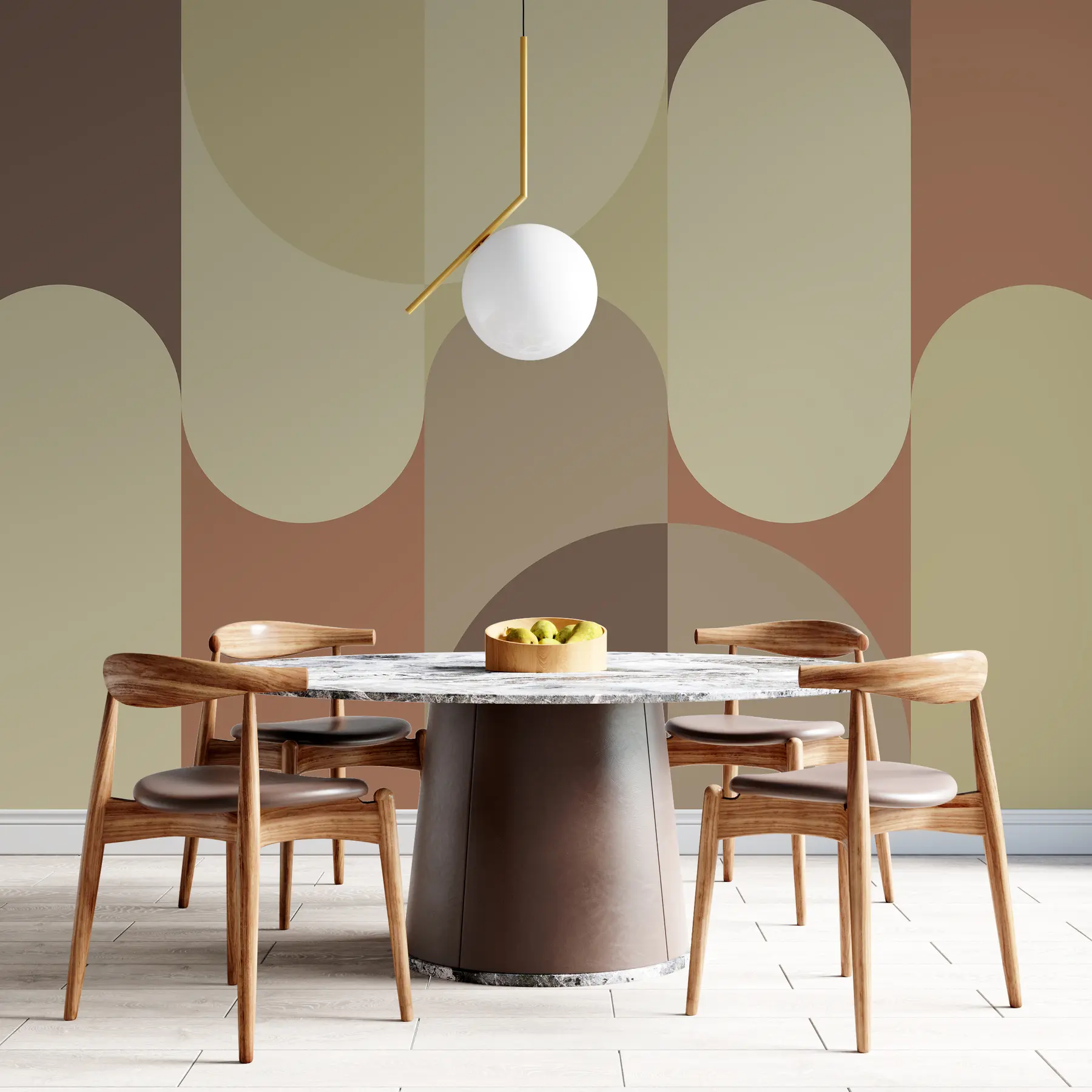 Fototapety Geometria Bauhausu u95870