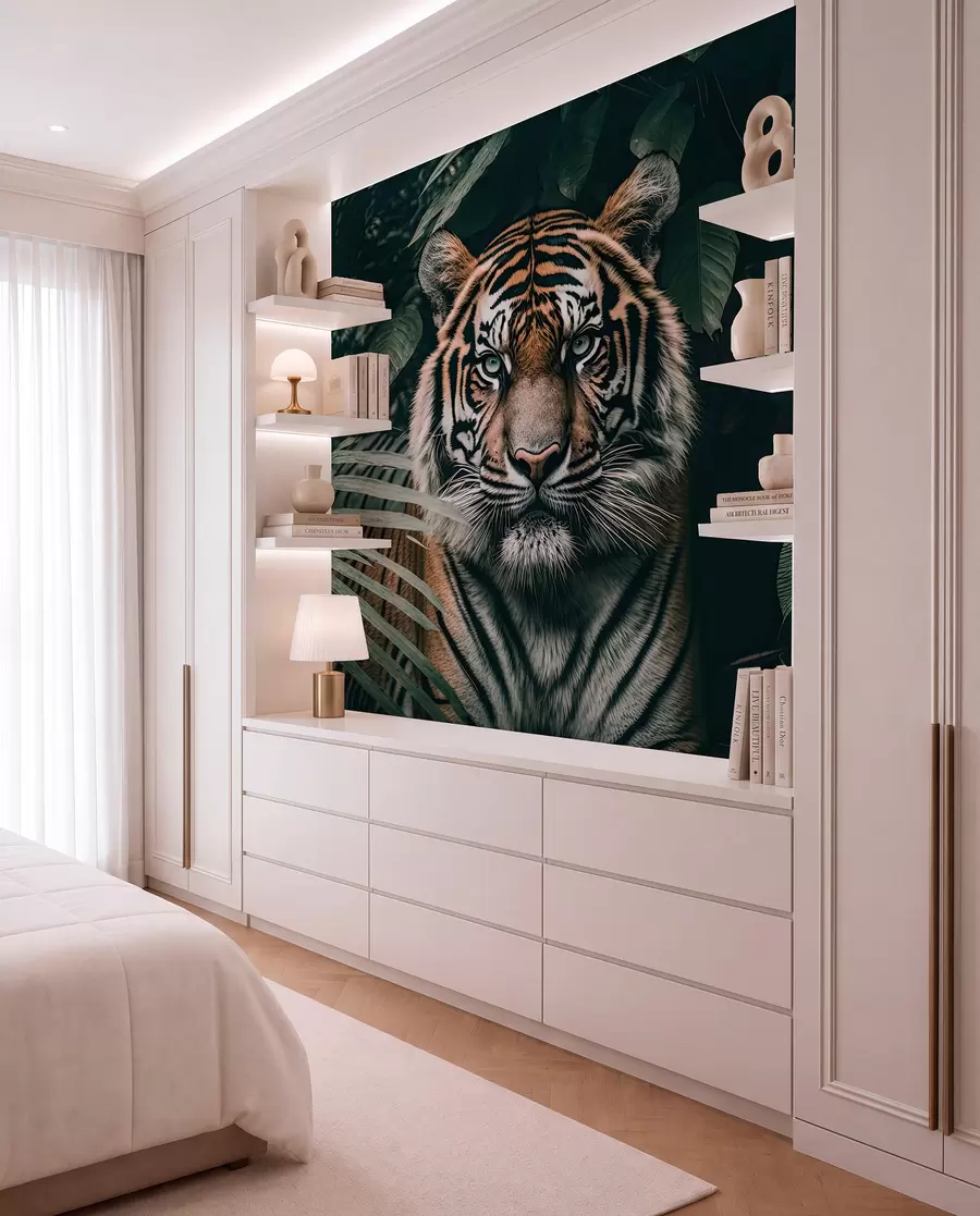 Fototapety Tiger v dažďovom pralese u95619