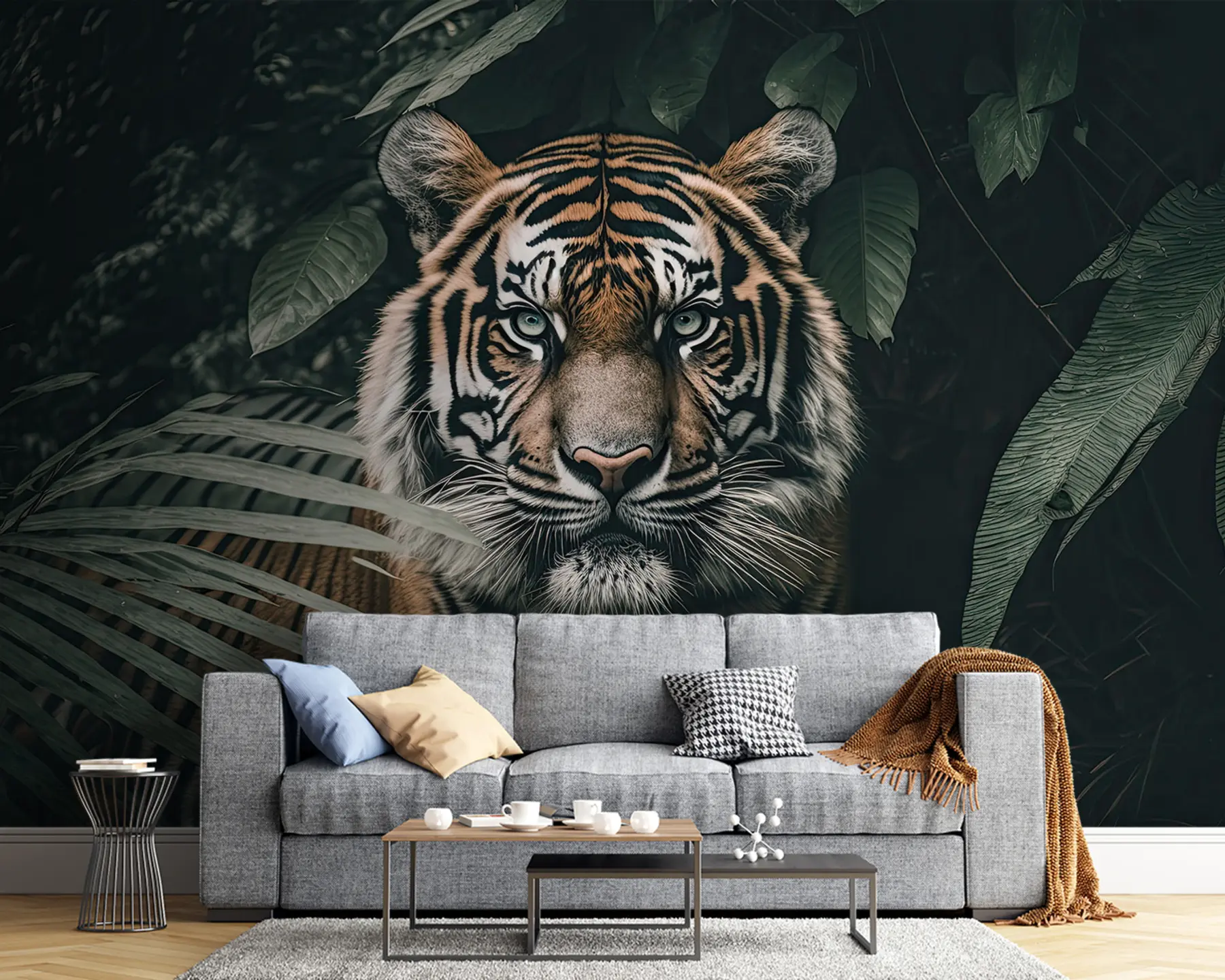 Fototapety Tiger v dažďovom pralese u95619