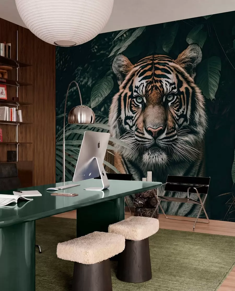Fototapety Tiger v dažďovom pralese u95619
