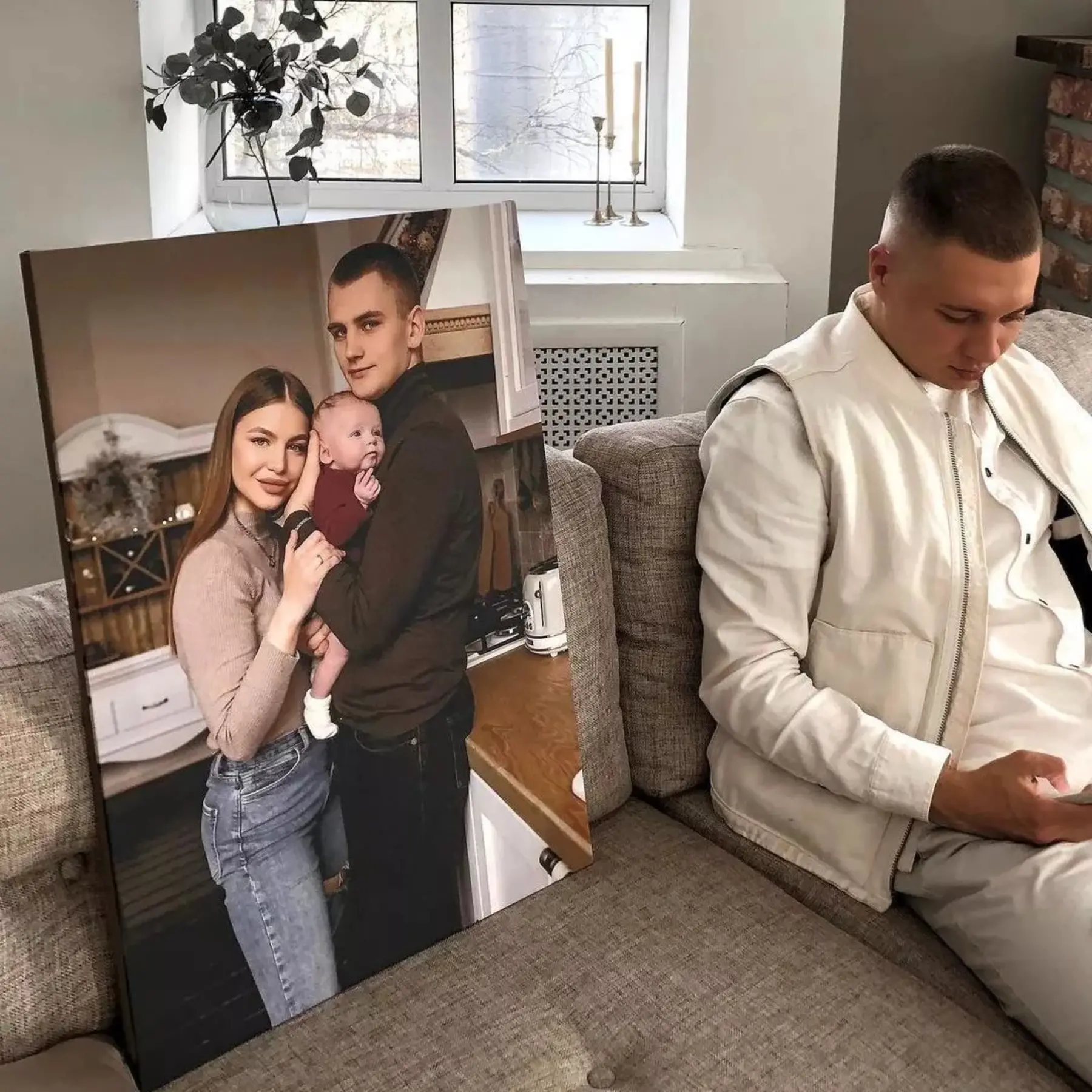 Obraz Vytvorenie portrétu akvarelom z fotografie s34675