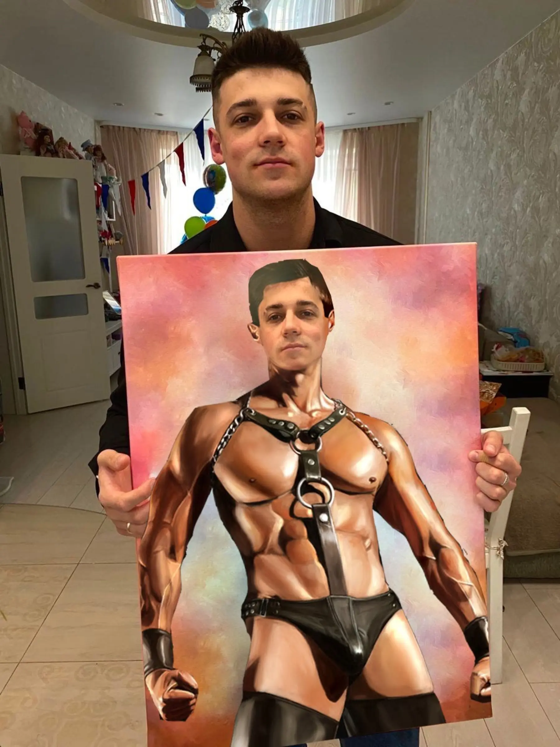Obraz Svadobný darčekový portrét v akvarele s34686