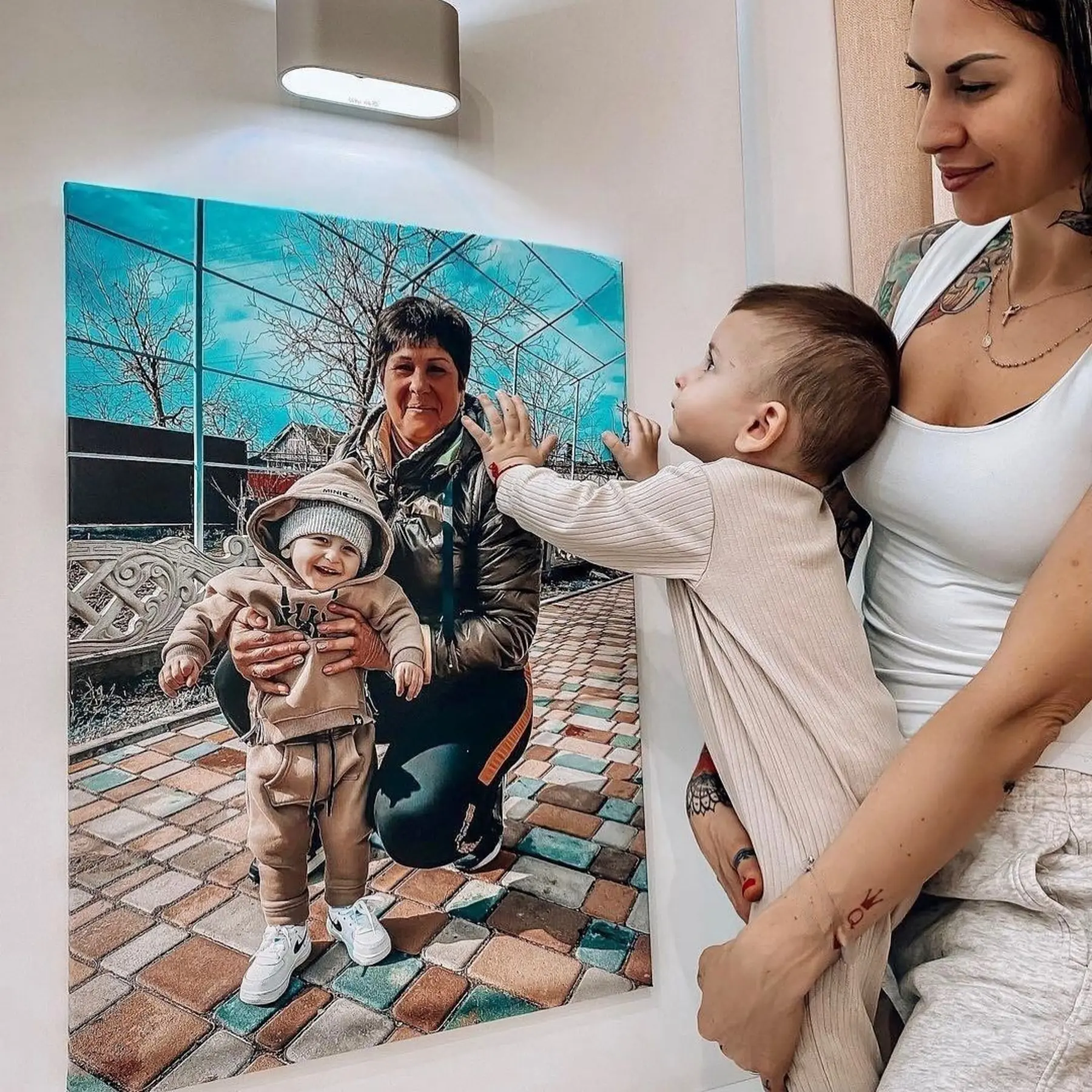 Obraz Portrét na plátne s34694