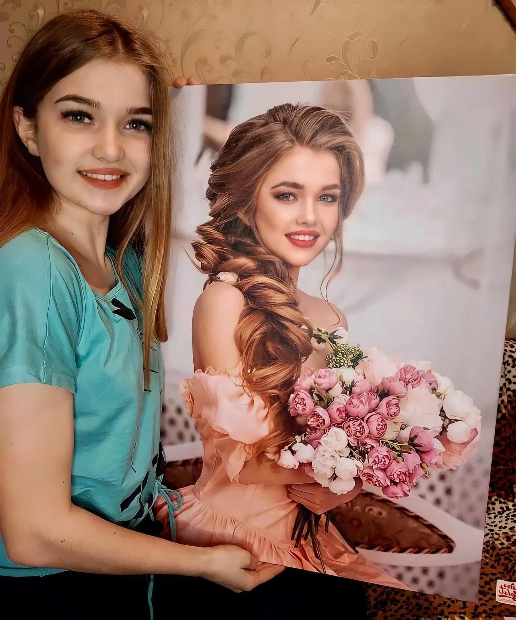 Obraz Vytvorenie portrétu akvarelom z fotografie s34695