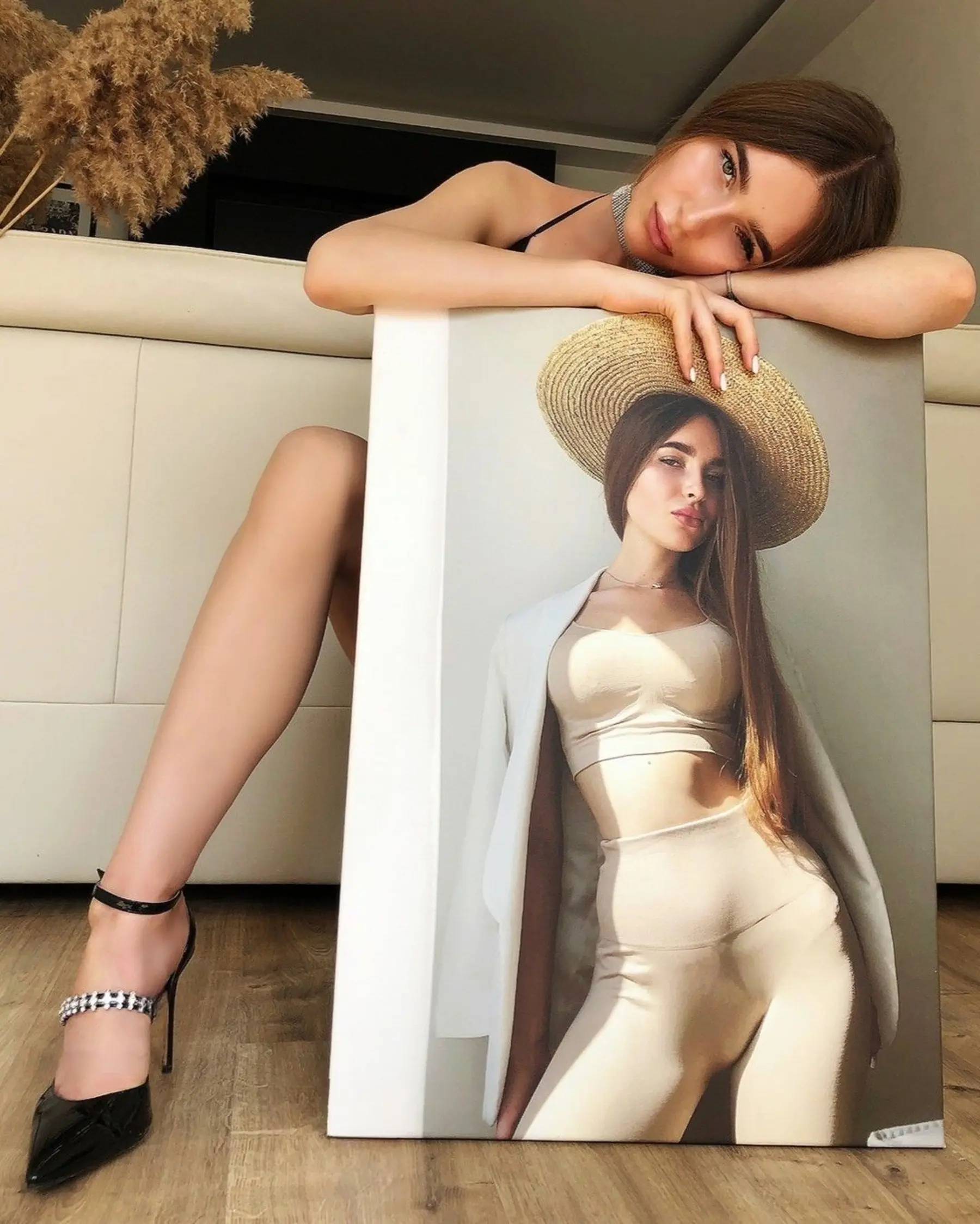 Obraz Vytvorenie portrétu akvarelom z fotografie s34705