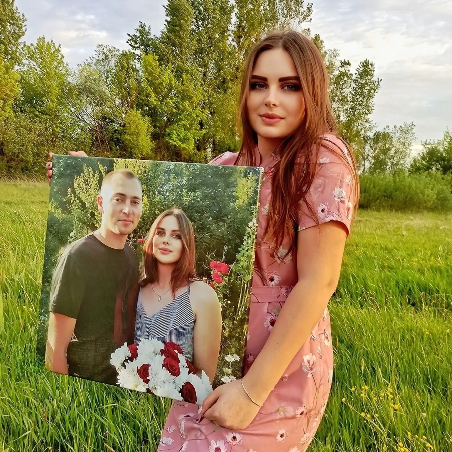 Obraz Portrét na plátne s34714
