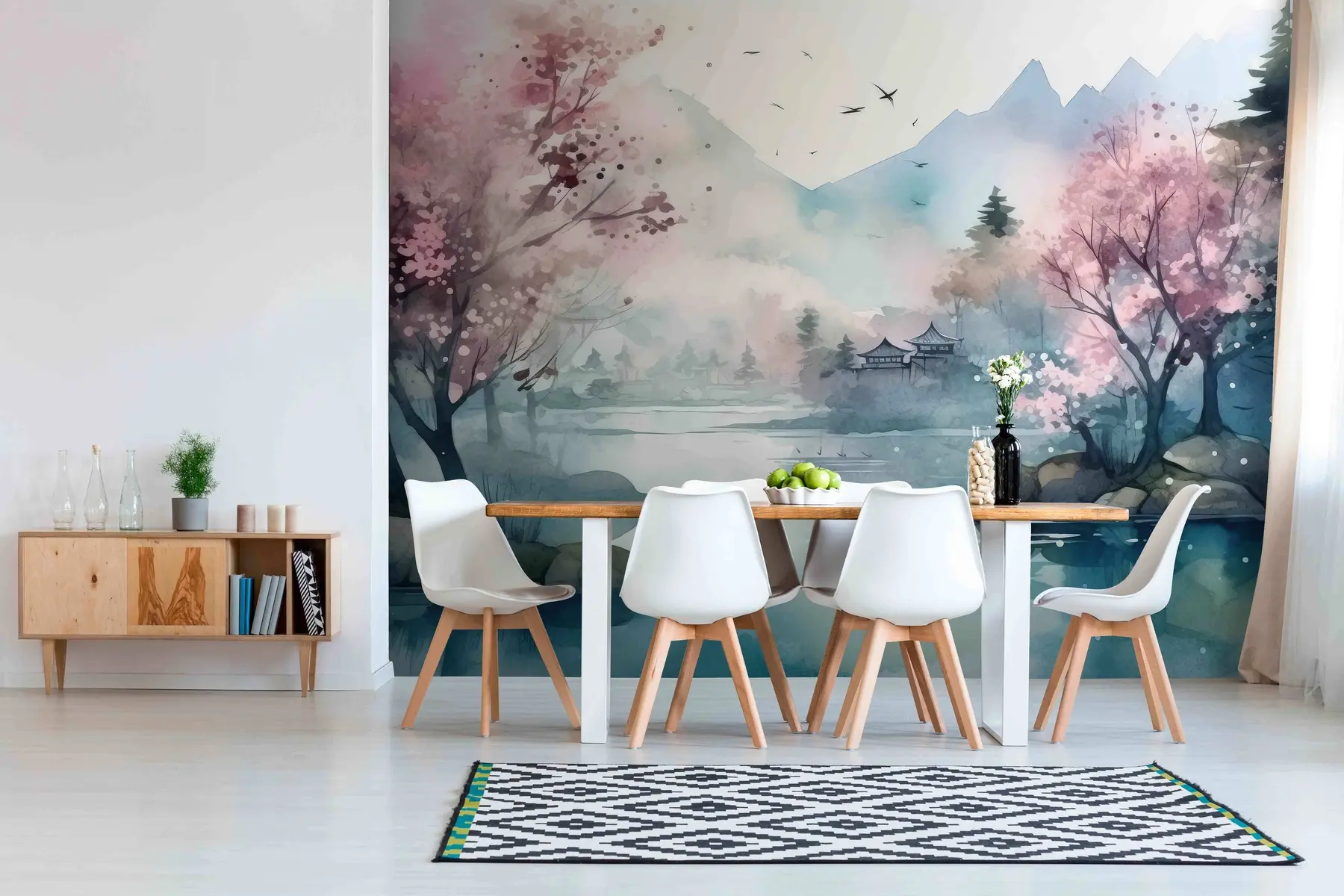 Fototapety Horská krajina v zálive u96039