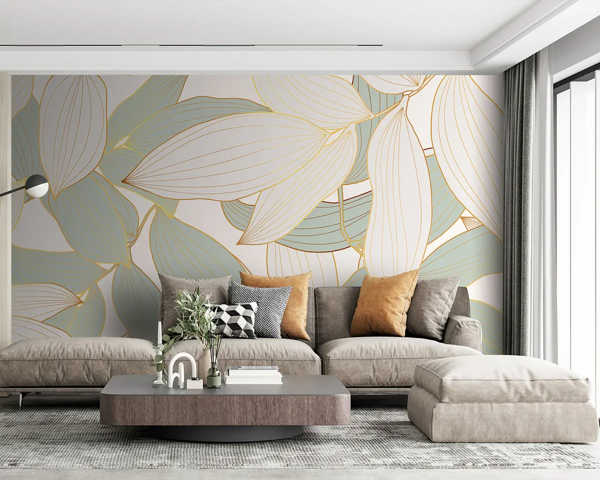 Fototapety Veľké okvetné lístky v jemných svetlých odtieňoch u96412