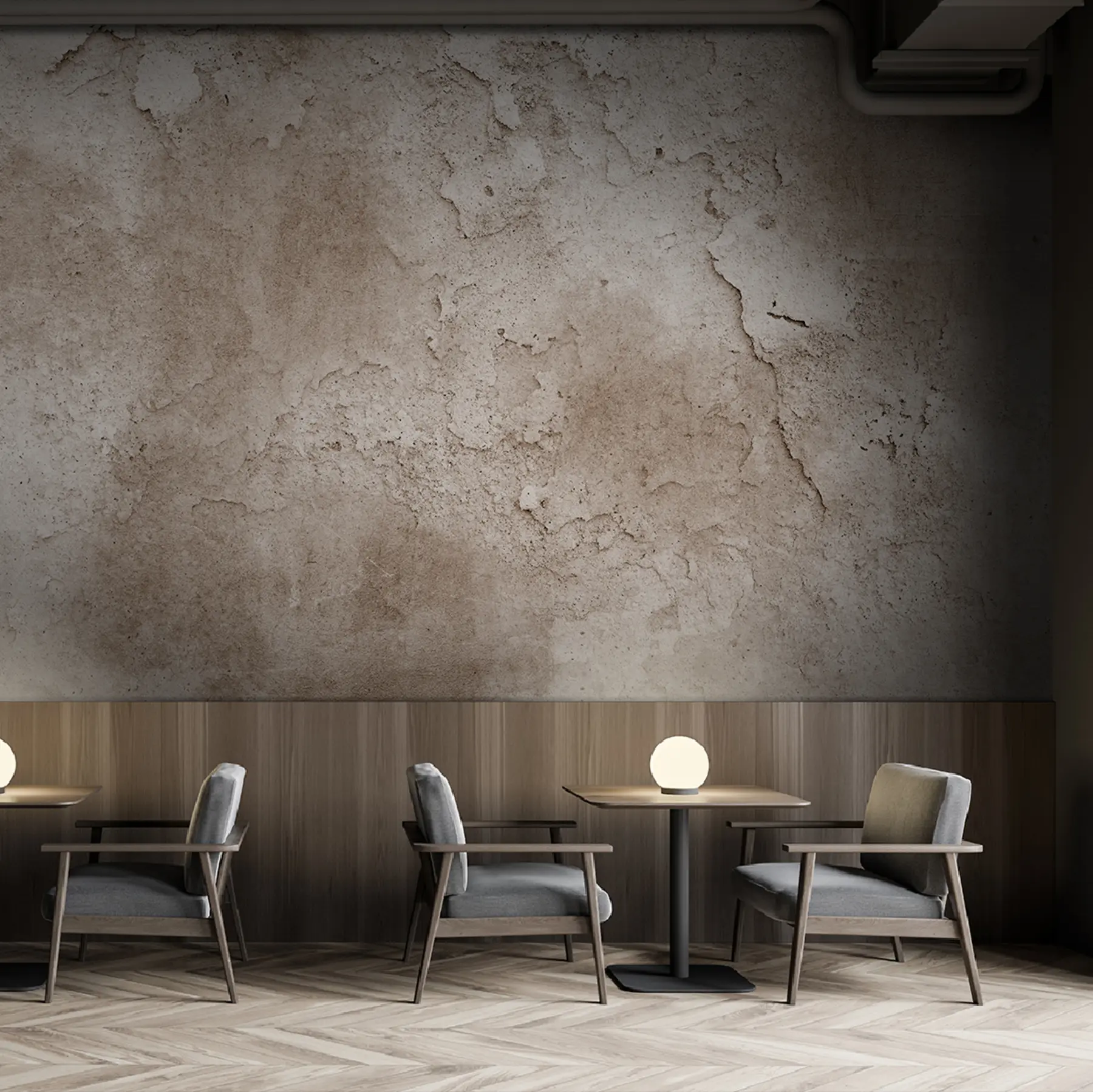 Fototapety Hnedá betónová stena s hrubými hranami u97237