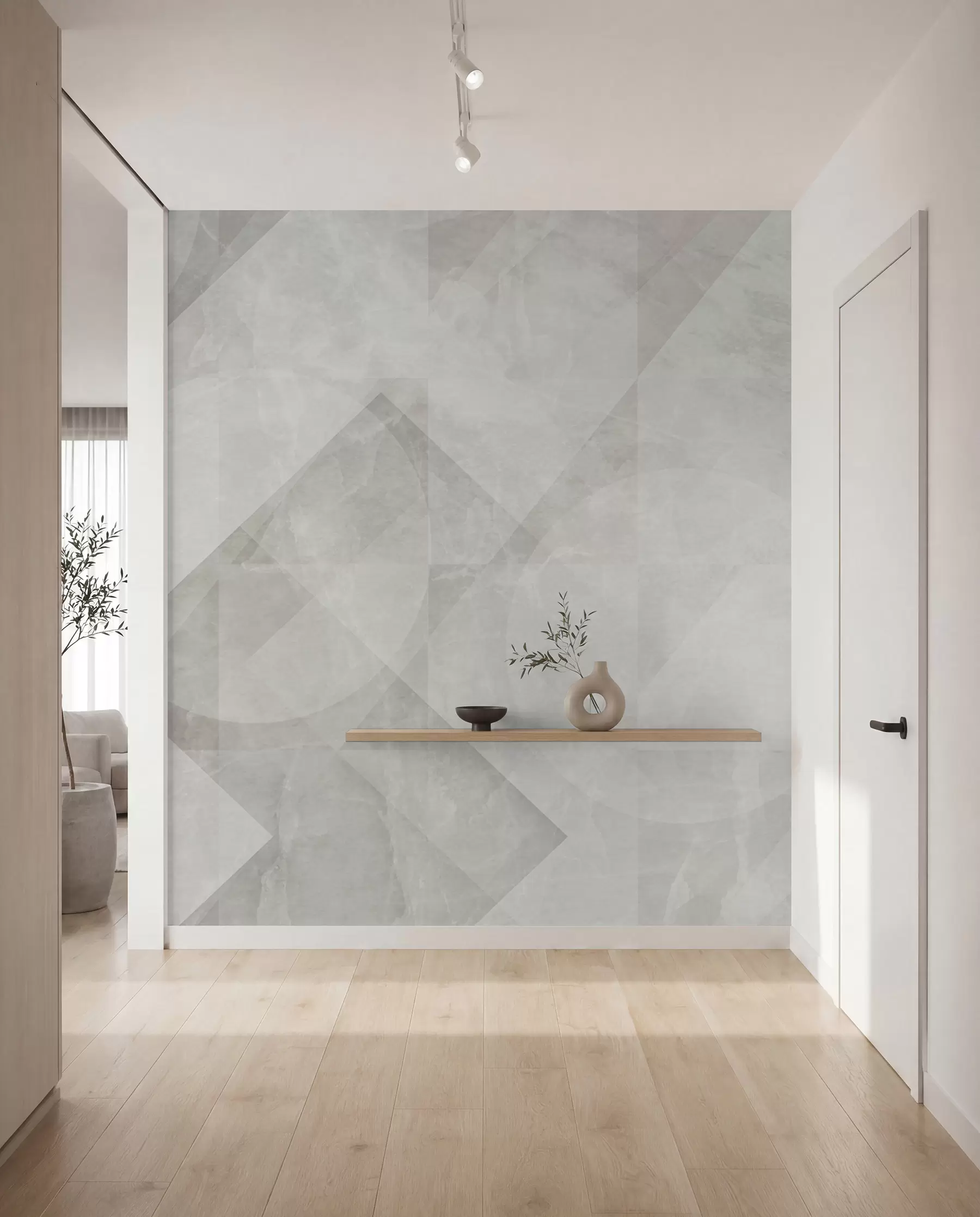Fototapety Geometrická abstrakcia na mramorovom pozadí v pastelových farbách u97269