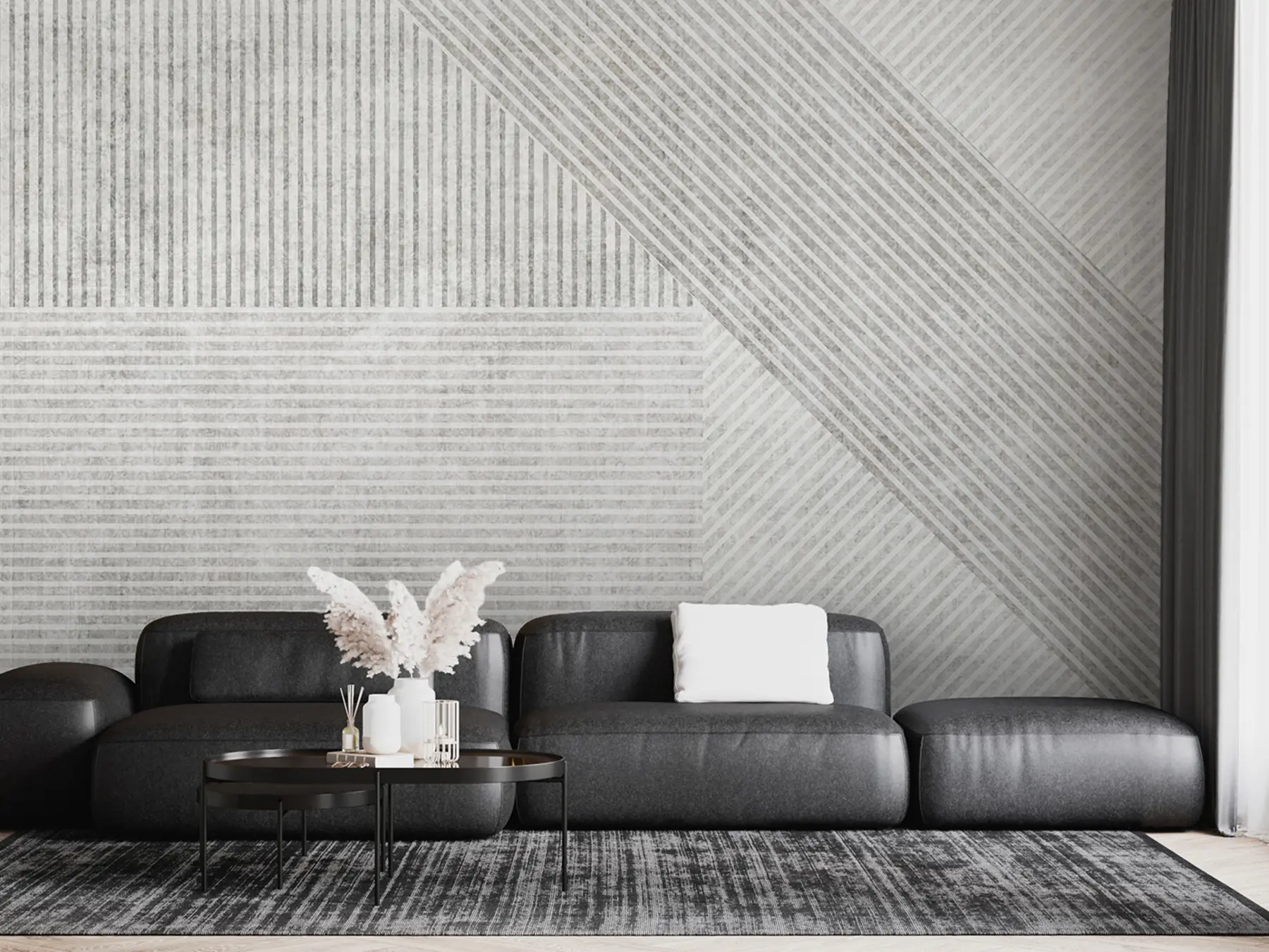 Fototapety Geometrické vintage línie u96331