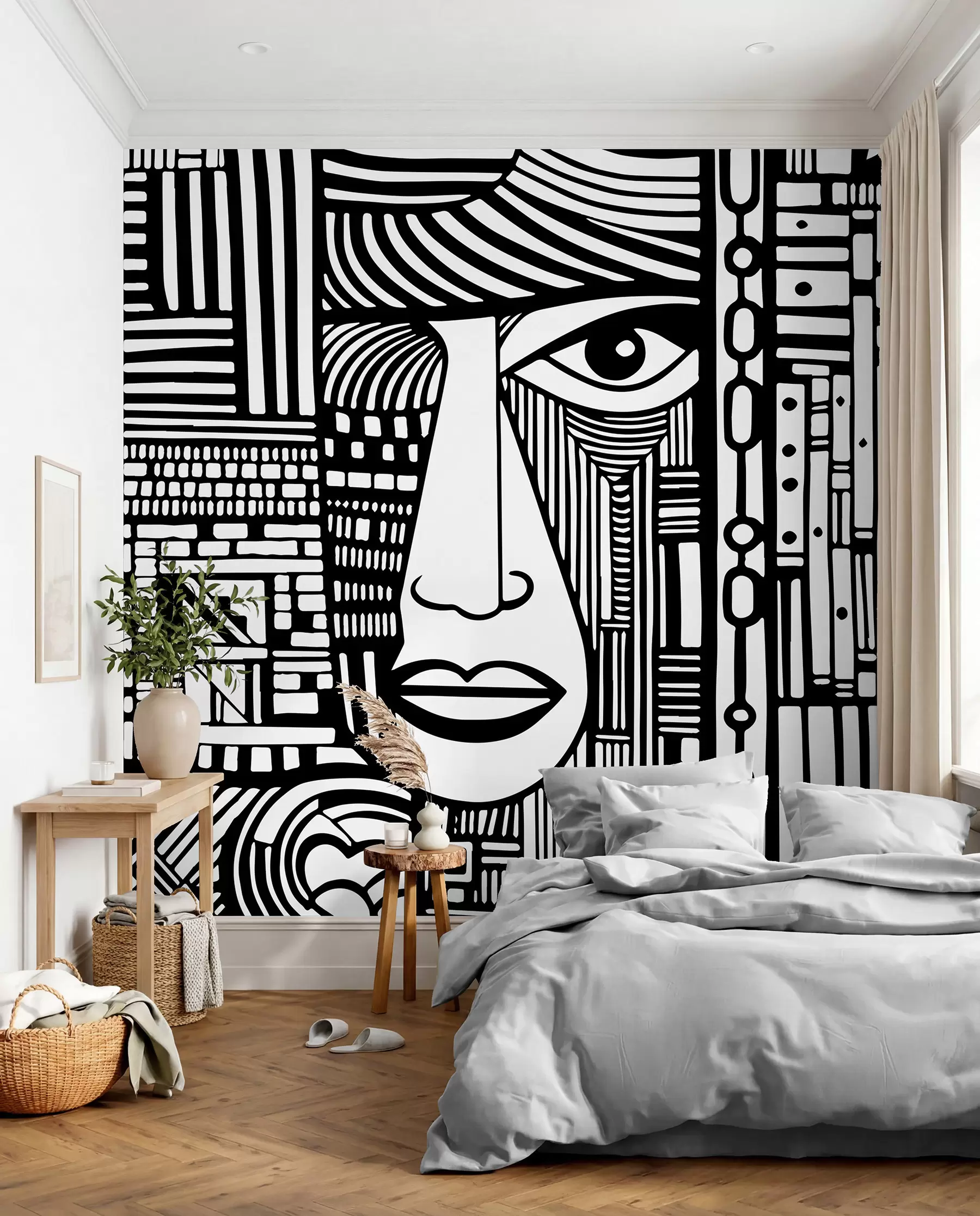 Fototapety Abstraktná tvár u98713