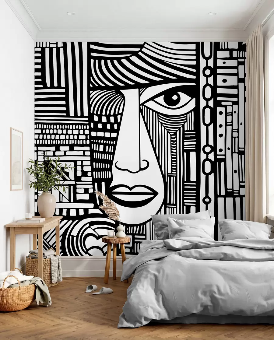 Fototapety Abstraktná tvár u98713