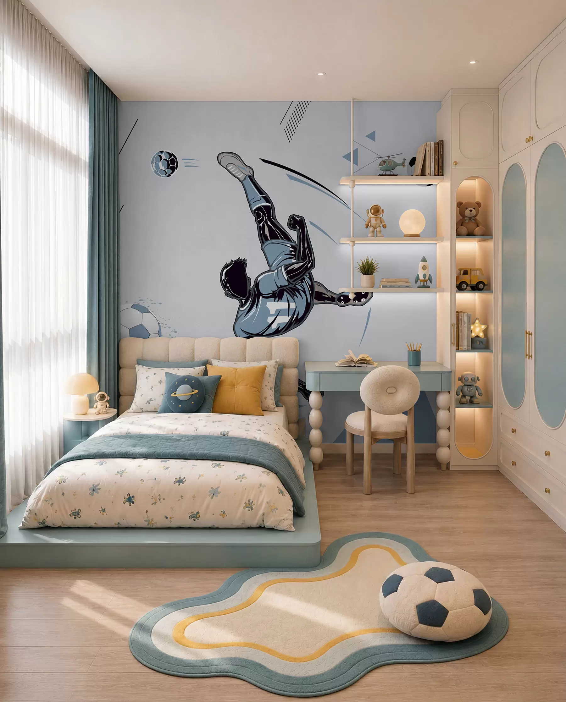 Fototapety Gól nožničkami u98736