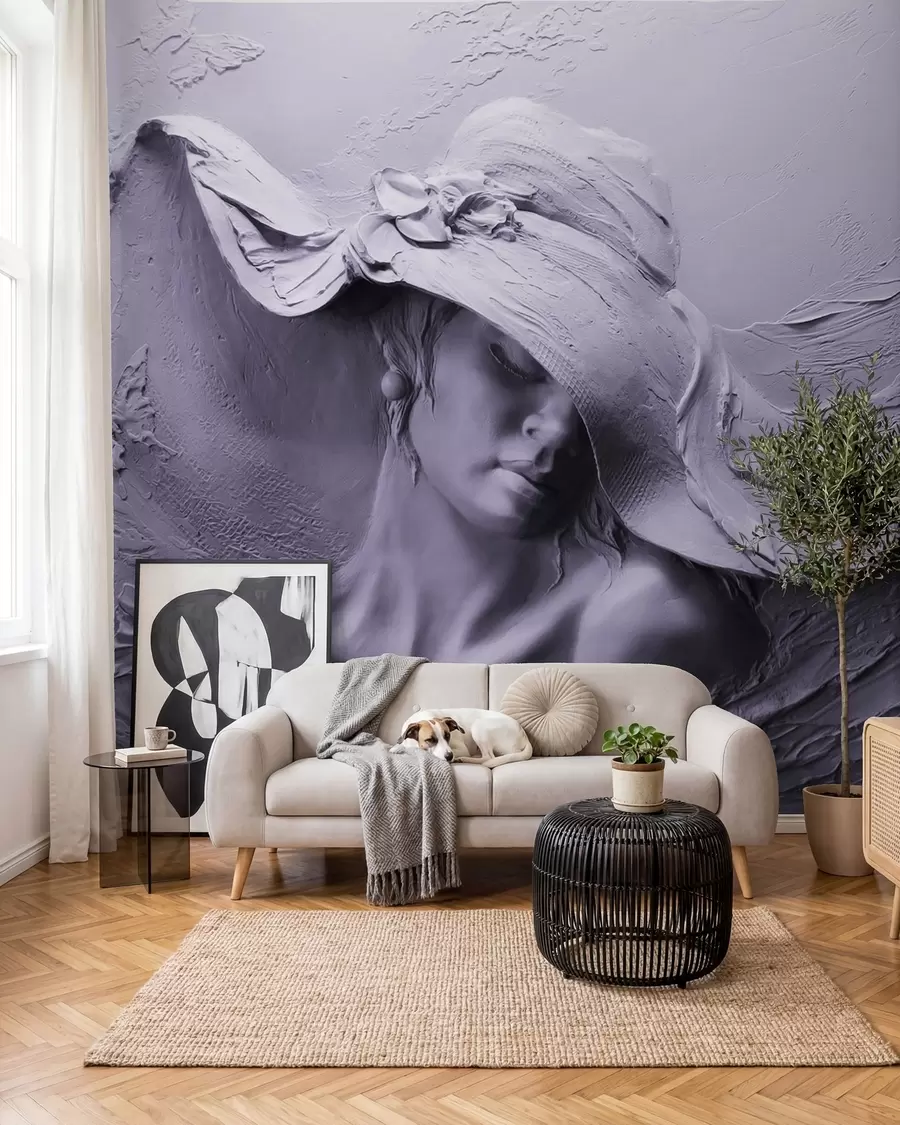 Fototapety Žena v klobúku 3D u62592v3