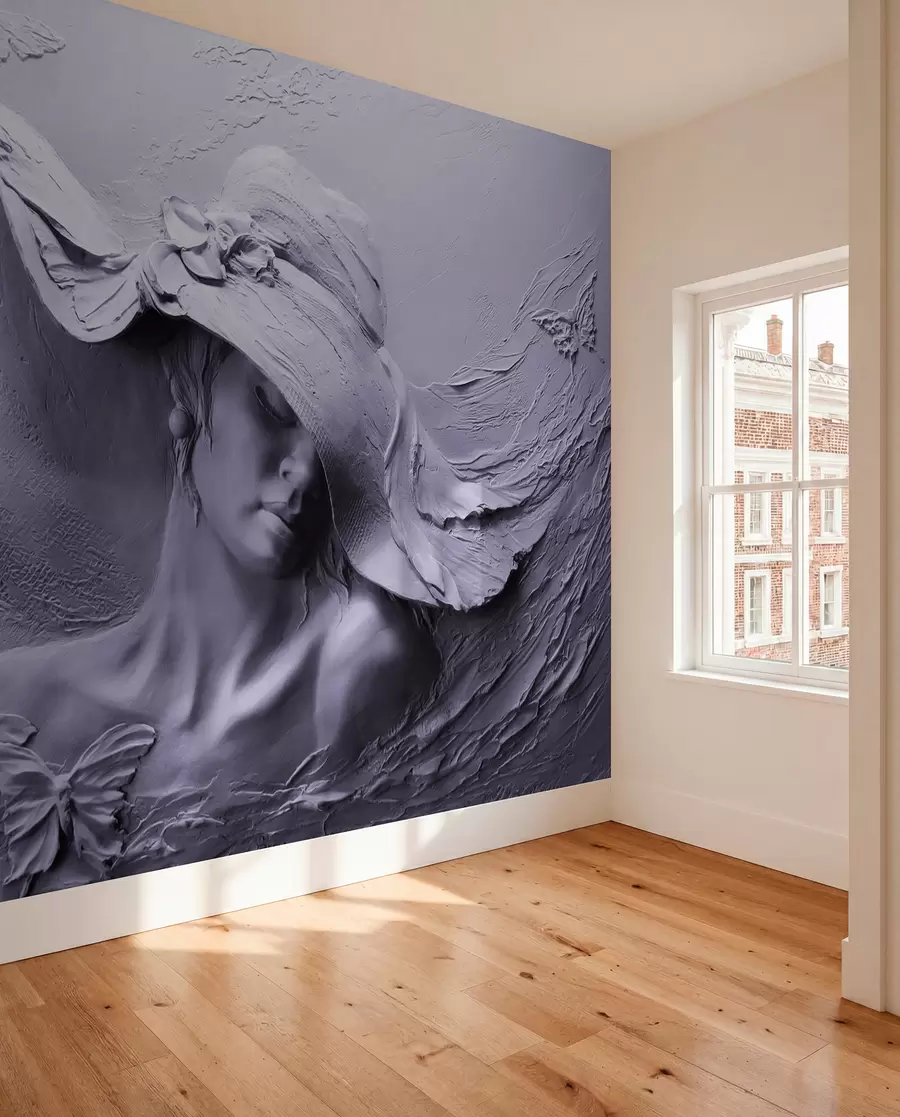 Fototapety Žena v klobúku 3D u62592v3