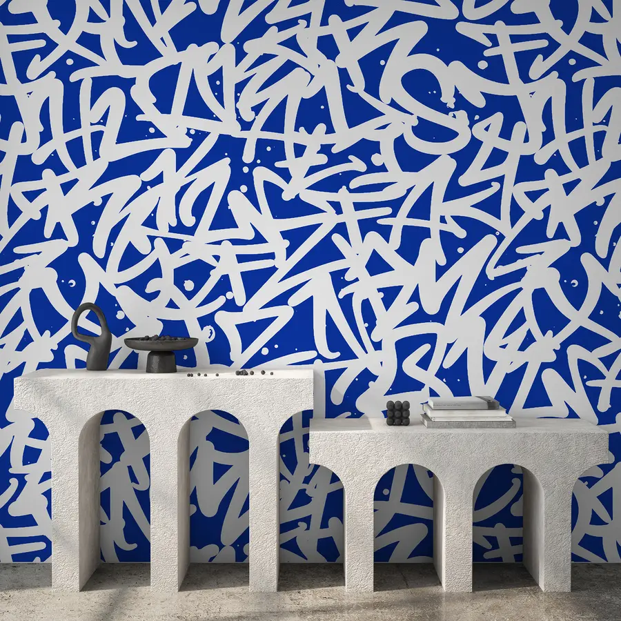 Fototapety Graffiti Emotions: Modrá u99087v2