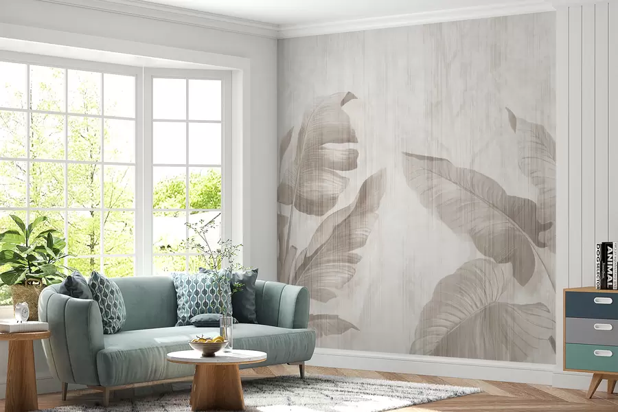 Fototapety Tropické listy v štýle grunge u00299d1