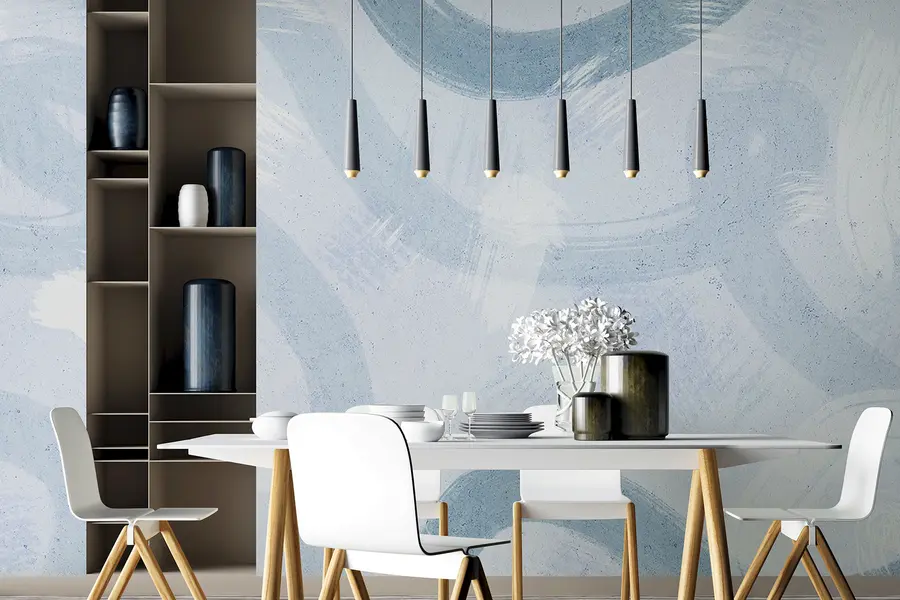 Fototapety Ťahy štetcom, abstraktný ručne kreslený vzor, modré farby u99656v1 - Uwalls.sk Fototapety Ťahy štetcom, abstraktný ručne kreslený vzor, modré farby u99656v1